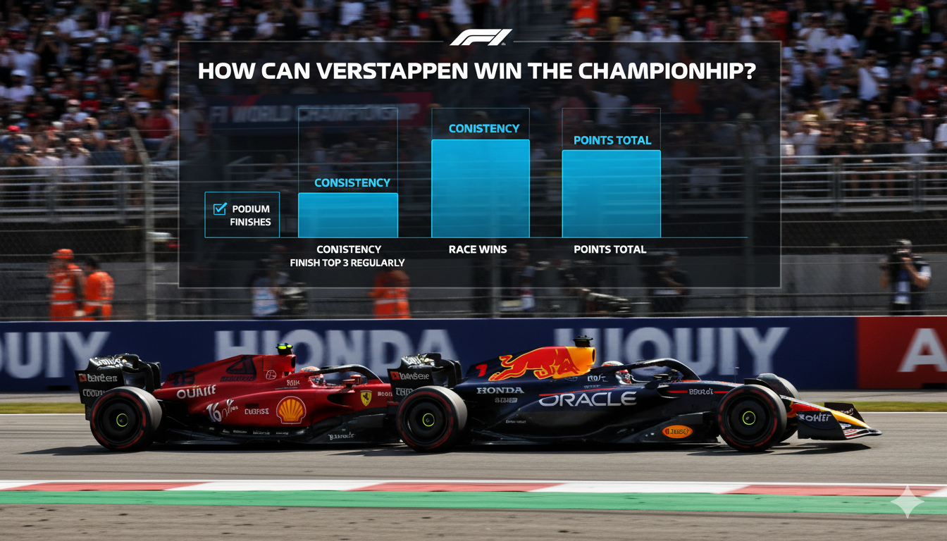 How Can Verstappen Win the Championship