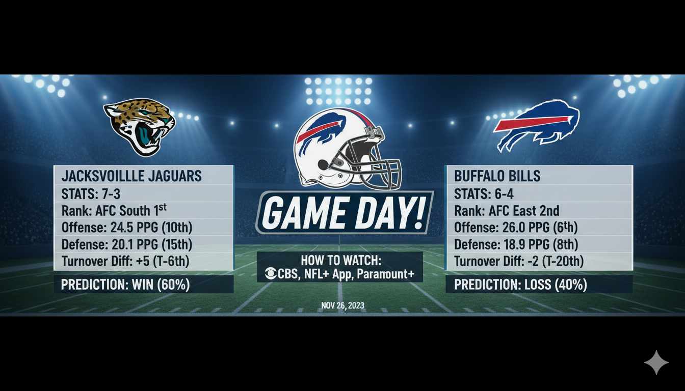 Jacksonville Jaguars vs Buffalo Bills